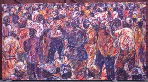 Dancing Crowd 93 by Adam Mwansa