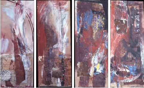 Four Part Painting (Maputo) by Berry Bickle