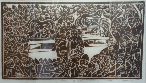 Eyes Of God On The World by Bhekisani Manyoni