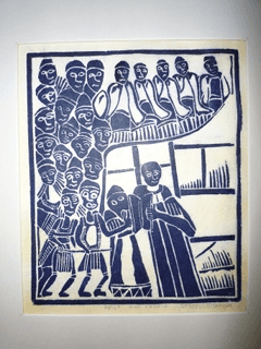 Priest And Church by Bhekisani Manyoni