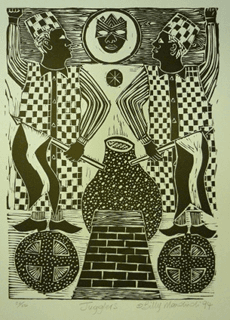 Jugglers by Billy Mandindi