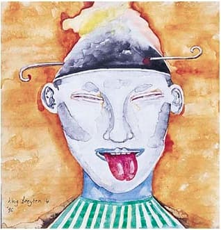 King Breyten 4 (From Series Of Six) by Breyten Breytenbach
