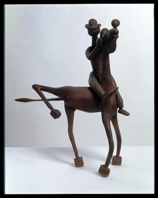Horse And Rider by Cyprian Matekenya