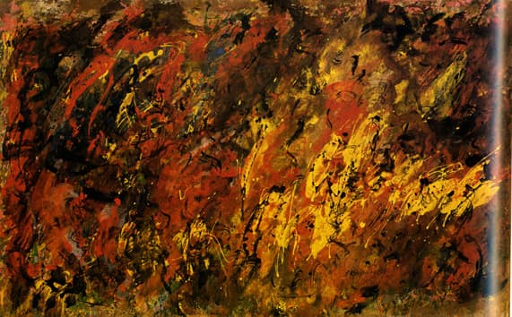 Painting Jhb Yellow &Red by David Koloane
