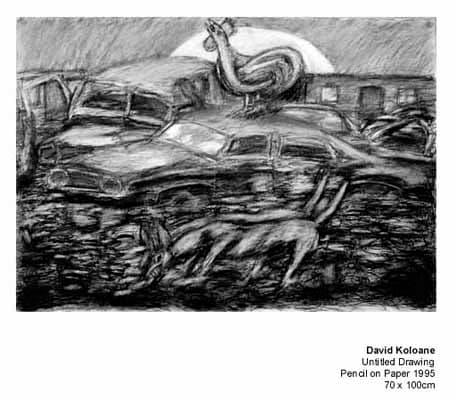 Pencil Drawing by David Koloane