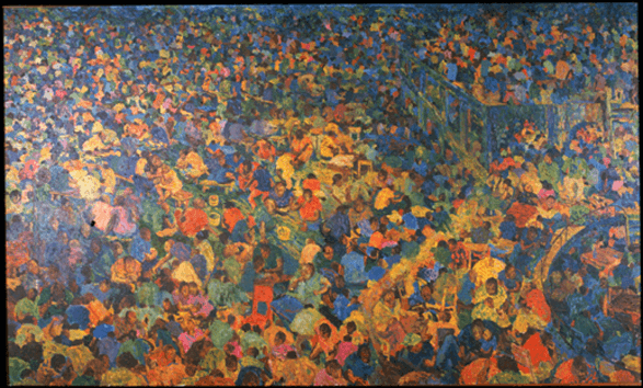 Crowd Scene by Henry Tayali