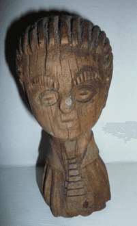 Figure With Combed Hair by Jackson Hlungwani