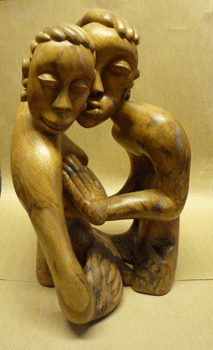 Mother And Child by Jackson Wanjau