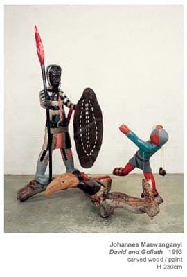 David And Goliath by Johannes Maswanganyi
