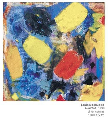 Untitled (Large Square) by Louis Maqhubela