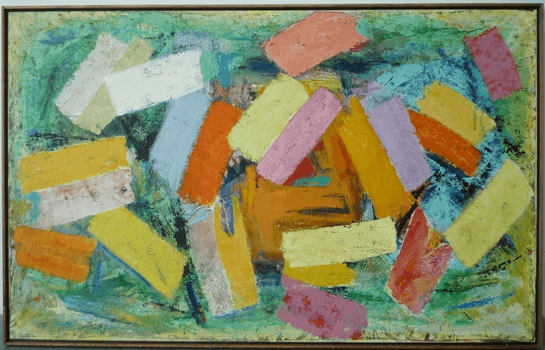 Untitled Abstract (Bars) by Louis Maqhubela