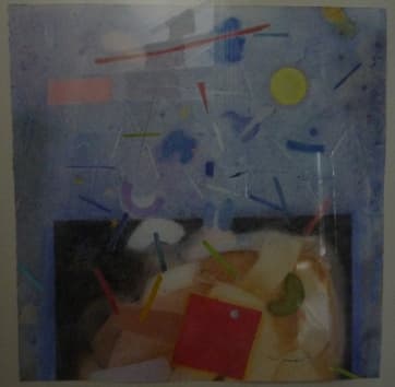Abstract Gouache by Louis Maqhubela