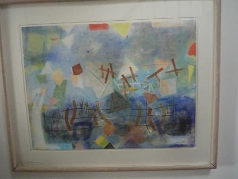 Abstract Gouache by Louis Maqhubela