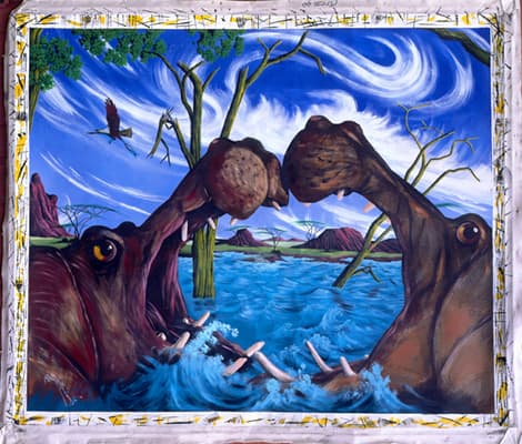 Hippos by Marvelous Mangena