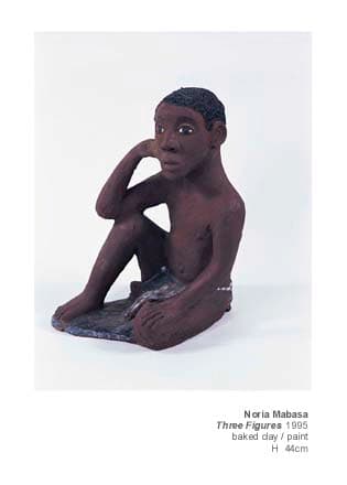 Clay Figure by Noria Mabasa