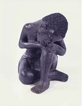 Clay Figure by Noria Mabasa