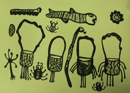 Skin Bags And Tiger Fish by Qhaqhoo