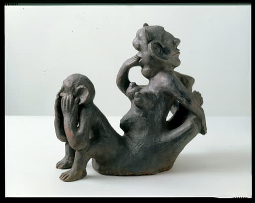 Double Recumbent Figures by Reinata Sadhimba