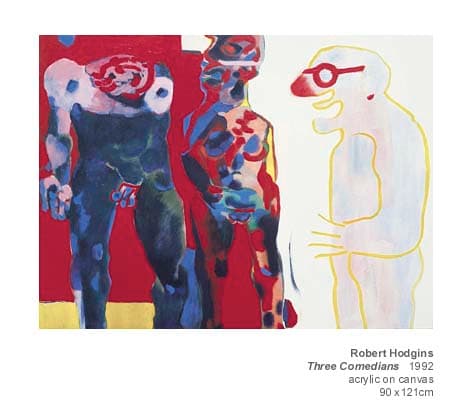 Three Comedians 90/92 by Robert Hodgins