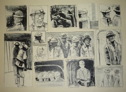 From The Sketchbook by Sam Nhlengethwa