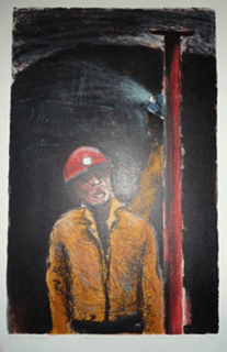 Underground by Sam Nhlengethwa