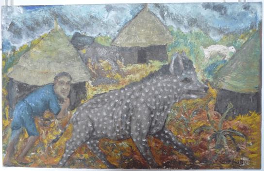 Sacred Hyena by Sane Wadu