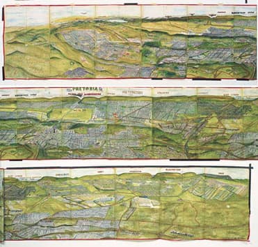 Pretoria Panorama Painting by Titus Moteyane