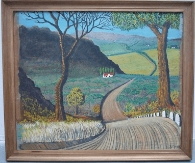 Cape Landscape With House by Tlhapi
