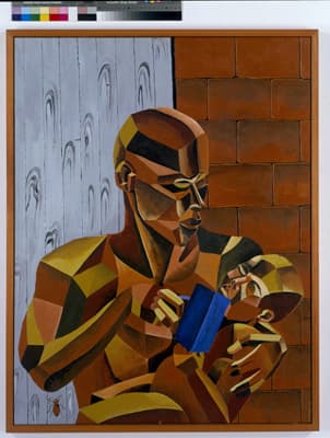 Mother And Child "Cubism" by Uhuru Kgope
