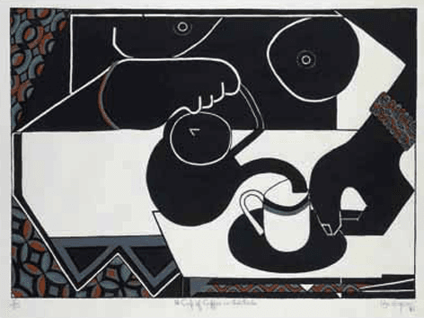 A Cup Of Coffee In Solitude by Uzo Egonu