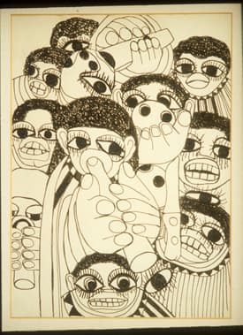 Untitled Drawing by Valente Malangatana