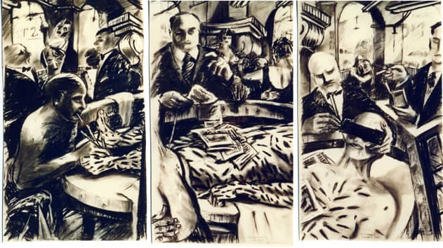 Koevoet Triptych by William Kentridge