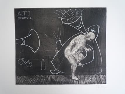Act I Scene 2 by William Kentridge