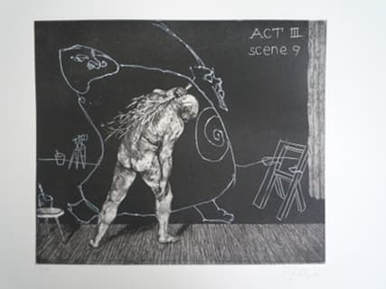 Act Iii Scene 9 by William Kentridge